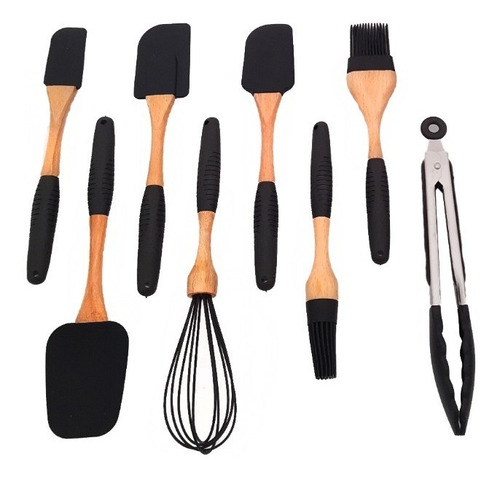 Utensilios Cocina Y Repostería Punta Silicona Batidor Set 8