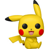 Figura De Acción  Pikachu Sentado 56307 De Funko Pop! Games