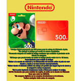 Tarjeta Digital Para Nintendo Eshop 500 Yenes, Japon