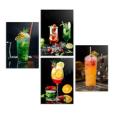 Placas Decorativas Cozinha Bares Bebidas Drinks 20x30