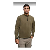 Poleron Teruel Verde Militar Hombre Panama Jack