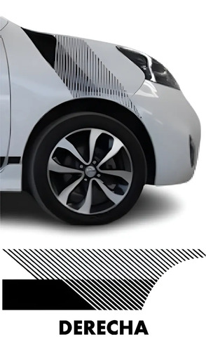 Sticker Calcomania Franja Salpicadera Nissan March Sr