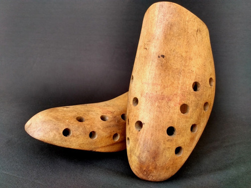 Forma Alargador De Sapatos Em Madeira Antigo