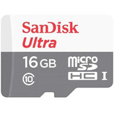 Kit C/ 10 Cartão De Memória Sandisk 016g-gn3 Ultra Com Adapt