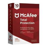 Mcafee Total Protection - Licencia Por 1 Año 10 Dispositivos