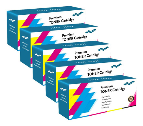 Pack X5 Toner Compatible Tn1060 1060 Para Brother 1012 1212w