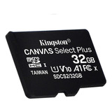 Tarjeta De Memoria Kingston Sdcs2/sp  Canvas Select Plus 32gb