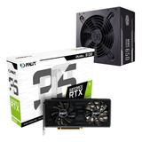 Combo Nvidia Palit Rtx 3050 + Fuente Cm 650w 80+ Bronce