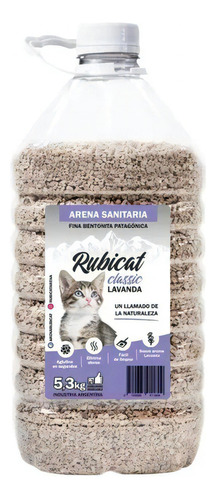 Piedra Para Gatos Rubicat Lavanda Arena Aglomerante 5,3 Kl