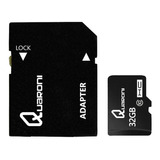 Tarjeta De Memoria Quaroni Microsd 32gb Clase 10 C/adaptador