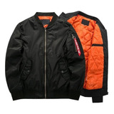 Bombardero Chaqueta Corta Wind Pilot Black Navy Flight