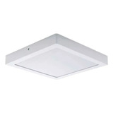 Panel Plafon Led 12w Aplicar Cuadrado Pack X 10 U 