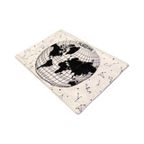 Alfombra De Toalla De Baño 55x37 Mapa Viajar Es Vivir