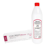 8 Tinturas Silkey Milenium Colorkey 120gr + Oxidante 900ml