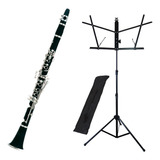 Kit Clarinete Cl200 New York + Estante De Partitura S1