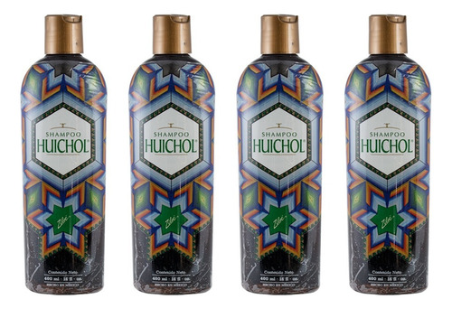  4 Piezas Shampoo Huichol Original 400ml