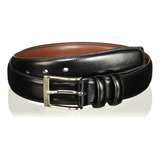 Cinturón Perry Ellis Hc Milled Para Hombre, Color Negro, 34