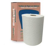 Papel Toalha Bobina P/ Banheiro Branco Grande Fardo 6 Un