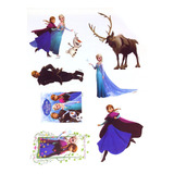 Disney Frozen Planilla De Stickers Oficiales Coleccion