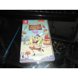 Caja Bob Esponja Krusty Cook Off Nintendo Switch Sin Juego