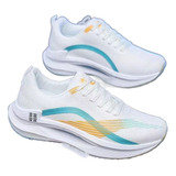 Tenis Air M606 Knit Para Correr Mujer Originales Blancos