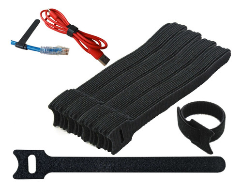 Velcro Cintas Correas Organizador Cables X 50 Piezas