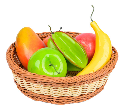 Organizador De Pan De Frutas Con Forma De Cesta De Cocina Fr