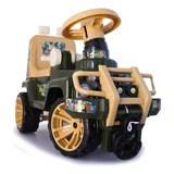 Carro Paseador Montable Juguete Niño Militar