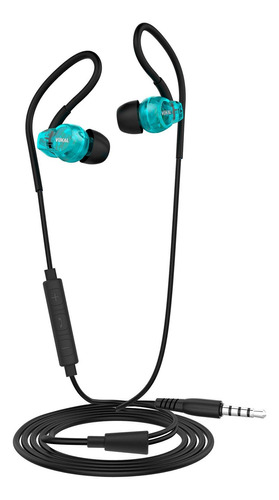 Fone De Ouvido Vokal In Ear E20 Azul Com Plug Stereo Contro