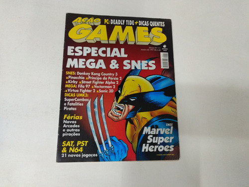 Revista Açao Games 111 Fifa Piratas Sonic Pinocchio 6895