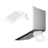 Soporte Notebook Alzador Plegable Laptop Silicone Blanco