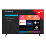 Tv Smart Aoc 43 Comando De Voz Roku Led Full Hd Hdmi Bivolt