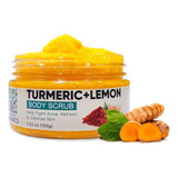 Exfoliante Corporal De Limon Y Curcuma  Exfoliante Natural 