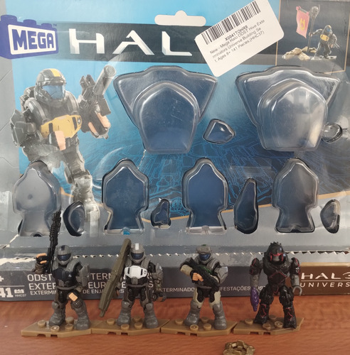 Lote Mini Figuras; Odst Hive Exterminators Mega Construx 