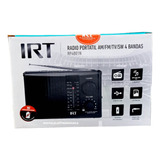 Radio Portátil Irt Recargable Fm Am Usb Mp3 Sd 220v O Pilasd