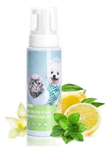 Shampoo Espuma Seca Para Perros/gatos 250ml