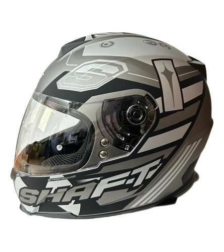 Casco Shaft Sh502 Cybrith Plata Mate Tienda Oficial