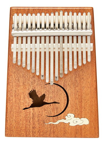 Piano Tom Mahogany Kalimba De 17 Teclas, Clásico Hecho A Man