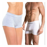 Combo 6 Boxer Zorba Hombre + 6 Boxer Mini Short Mujer