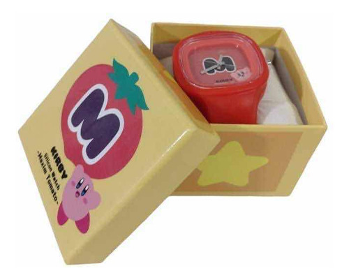 Reloj Kirby Original Nintendo Maxim Tomato Sillicon Watch