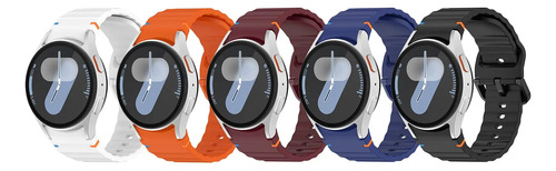 5 Correas Silicona Para Samsung Galaxy Watch 7 6 5 4 Fe | MercadoLibre