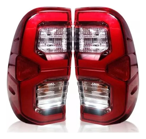 Par De Faros Traseros P/ Toyota Hilux Led 2020 21 22 23 2024