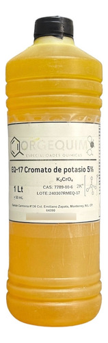 Eq-17 Solución Indicadora Cromato De Potasio 5%