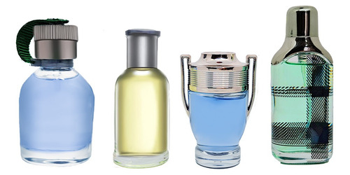 Set De 4 Fragancias Eau Toilette 25ml Caballero Perfume