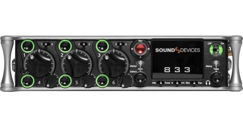 Sound Devices 833 Mixer Portatil Representante Oficial