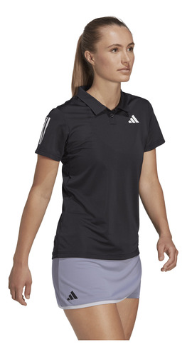 Remera adidas Club Mujer Tenis Negro