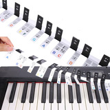 Calcomanía De Notas Para Piano Pigiaoka Guía De Notas De Pia
