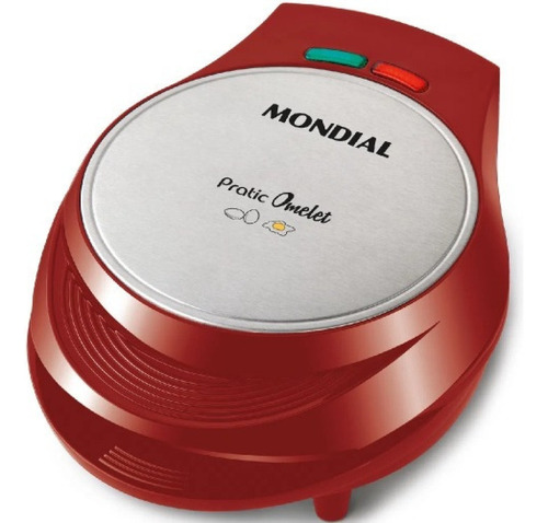 Omeleteira Elétrica 1000w Pratic Omelet-red Om-03 Mondial