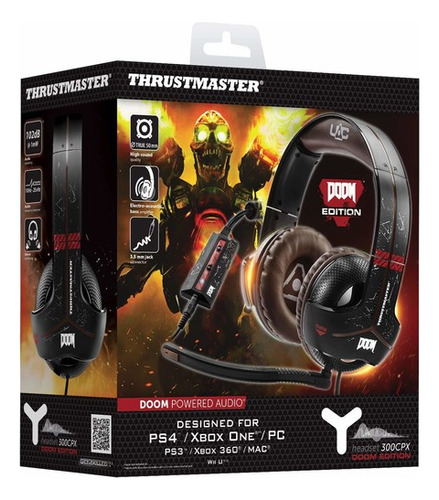 Audífonos Thrustmaster Y-300cpx Doom Edición