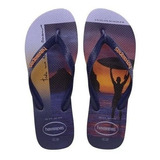 Ojotas Havaianas Hype Blue Hombre Original